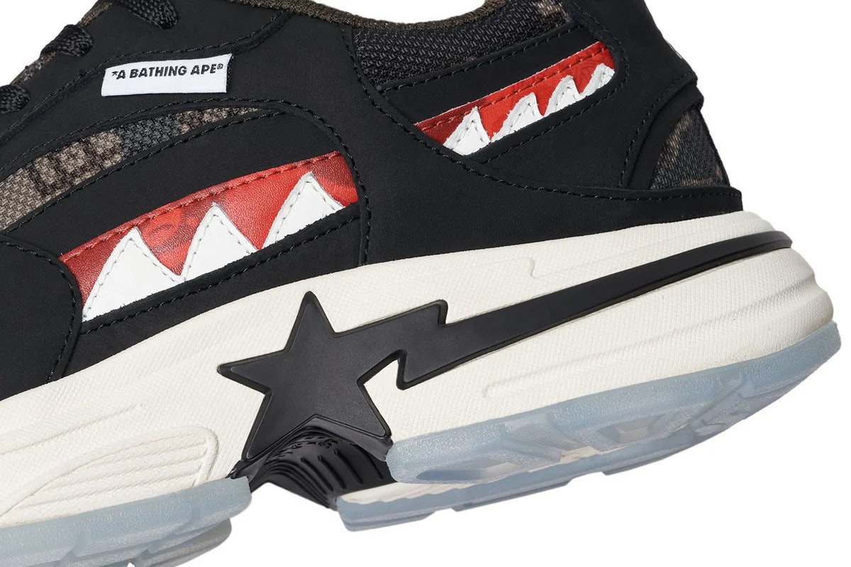 CLOT x BAPE Shark Sta "Red Camo"