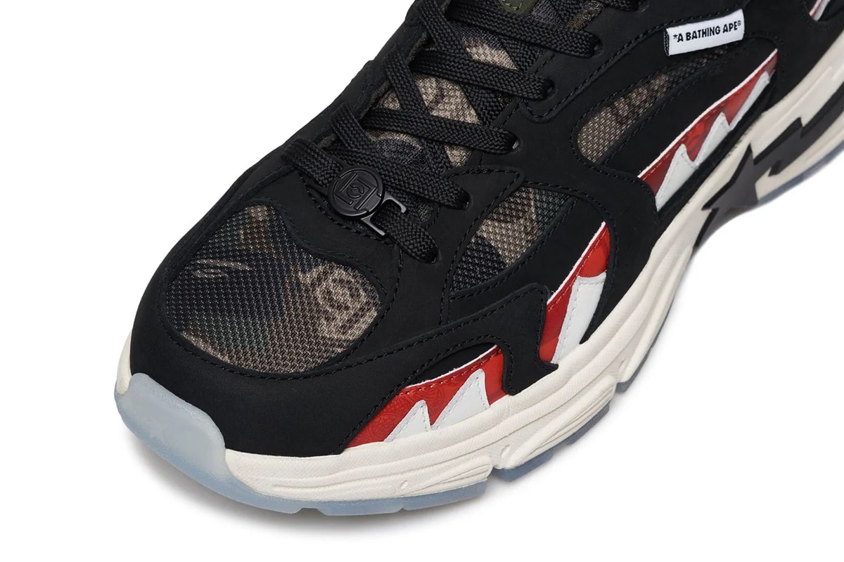 CLOT x BAPE Shark Sta "Red Camo"