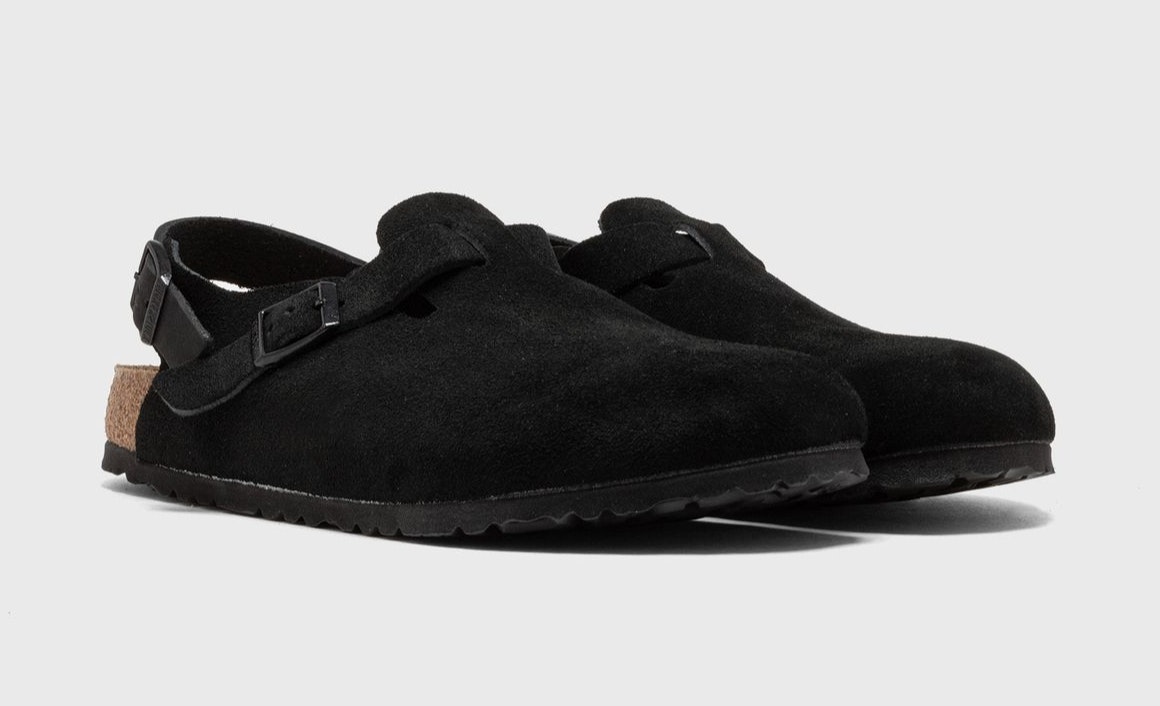 Birkenstock Tokio ll Suede Leather "Black"