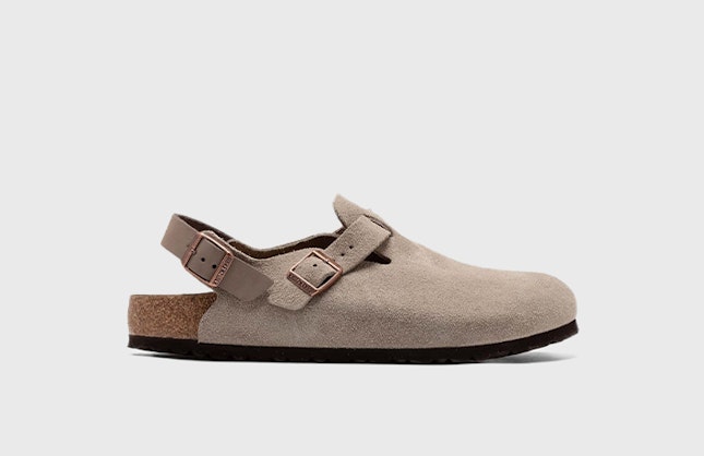 Birkenstock Tokio ll Suede Leather "Taupe"