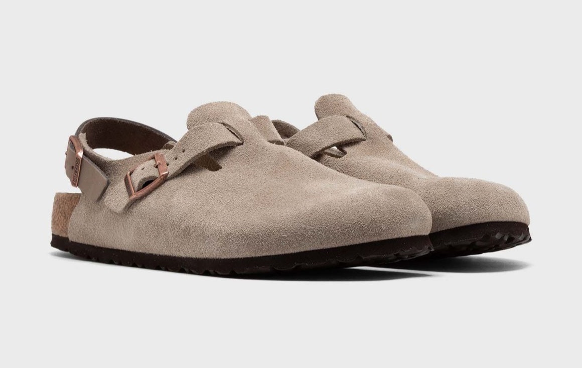 Birkenstock Tokio ll Suede Leather "Taupe"