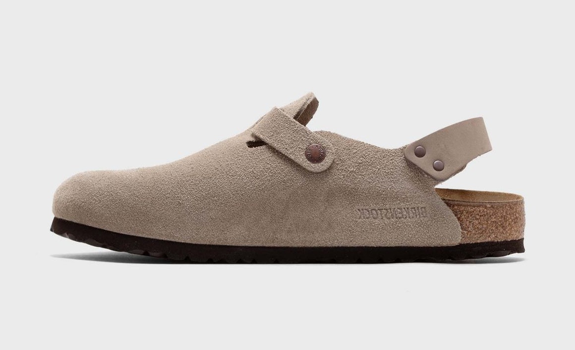 Birkenstock Tokio ll Suede Leather "Taupe"