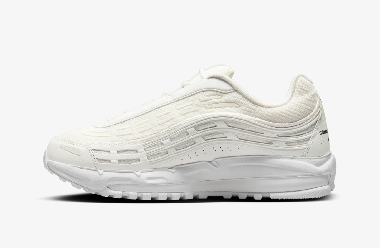 comme des garcons nike white