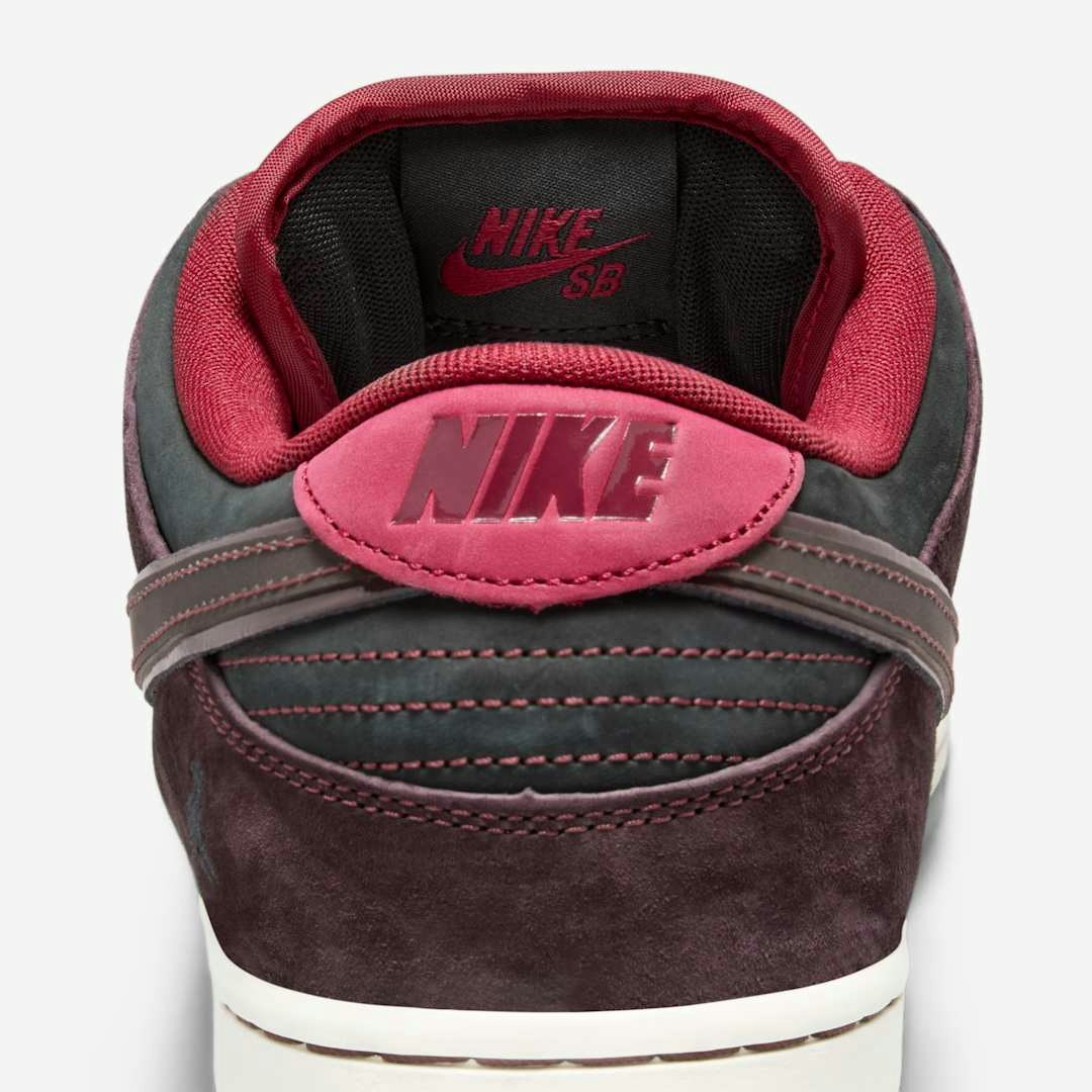 Riot Skateshop x Nike SB Dunk Low "Night Maroon"