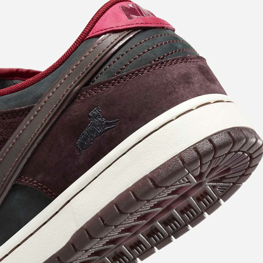 Riot Skateshop x Nike SB Dunk Low "Night Maroon"