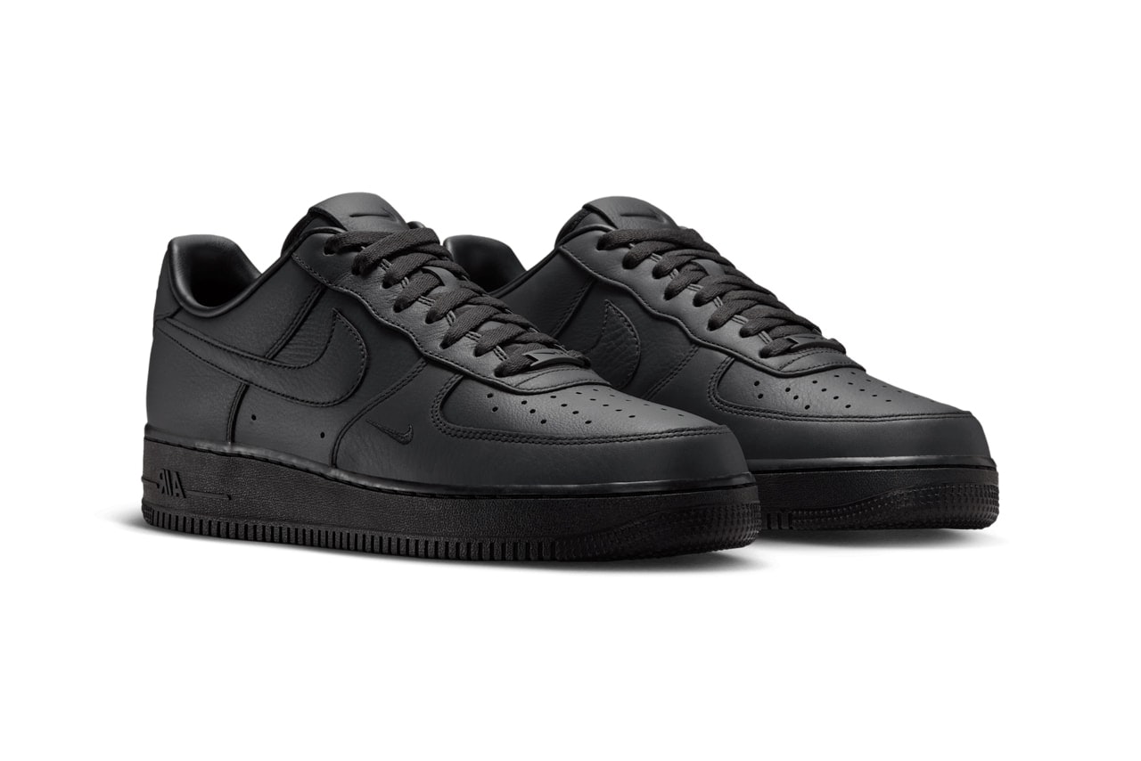 .SWOOSH x Nike Air Force 1 Low "Triple Black"