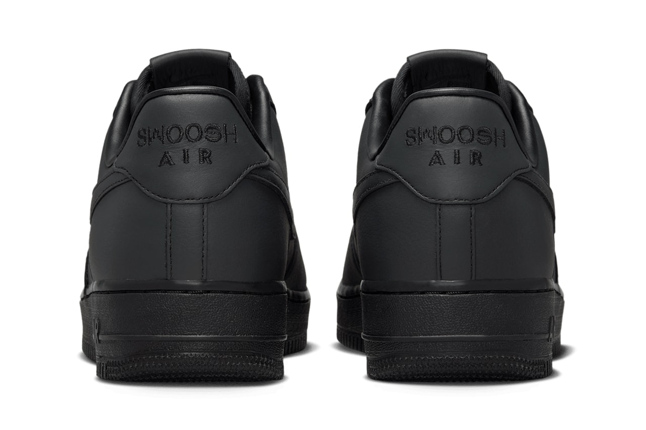 .SWOOSH x Nike Air Force 1 Low "Triple Black"