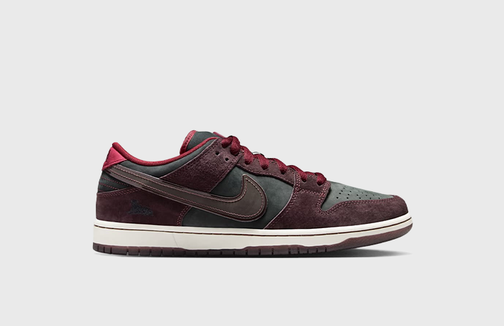 Riot Skateshop x Nike SB Dunk Low "Night Maroon"