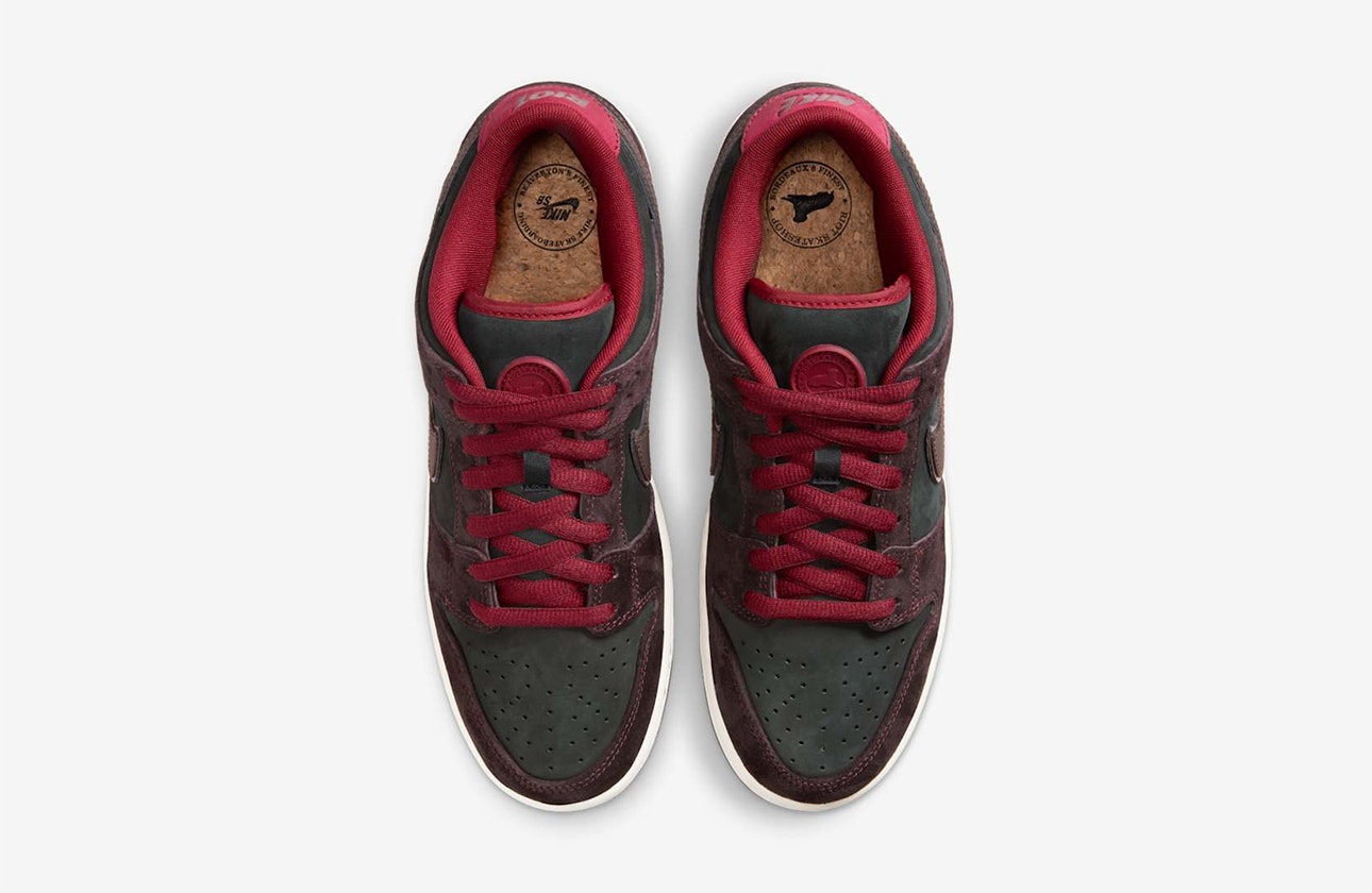 Riot Skateshop x Nike SB Dunk Low "Night Maroon"