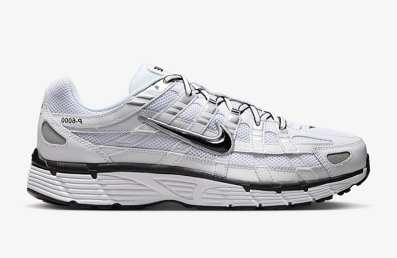 Nike P-6000 "White Metallic Black"