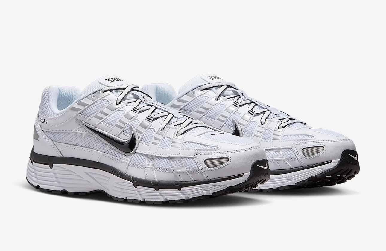 Nike P-6000 "White Metallic Black"