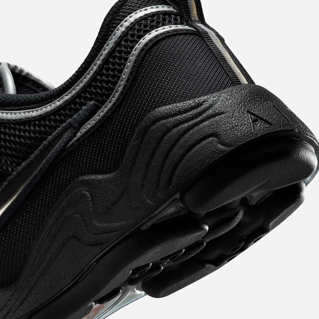 Nike Air Zoom Spiridon "Black Metallic Silver"