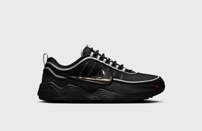 Nike Air Zoom Spiridon "Black Metallic Silver"