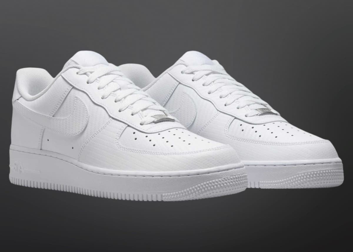 Nike Air Force 1 Low "White Carbon Fiber"