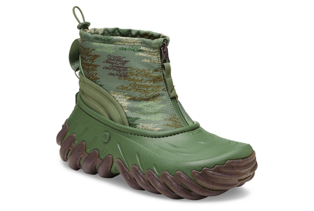 Futura Laboratories x Crocs Echo Boot "Army Green"