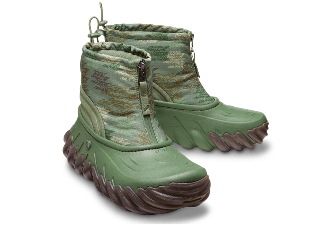 Futura Laboratories x Crocs Echo Boot "Army Green"