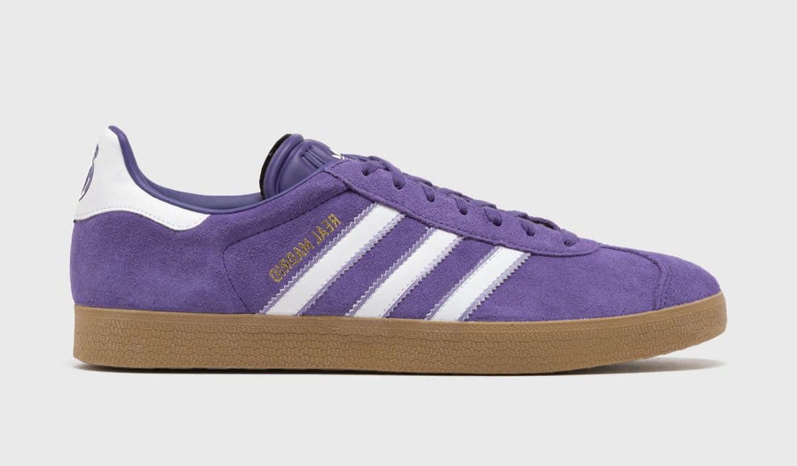 Real Madrid x adidas Gazelle Terrace "Magic Lilac"