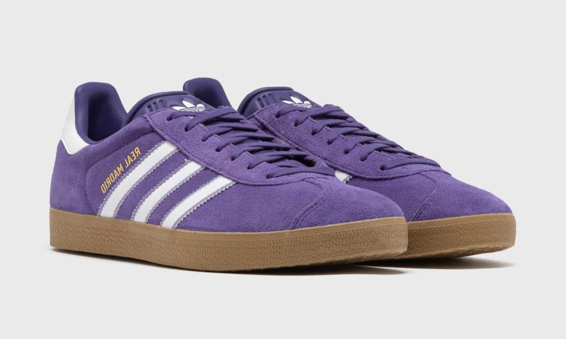 Real Madrid x adidas Gazelle Terrace "Magic Lilac"