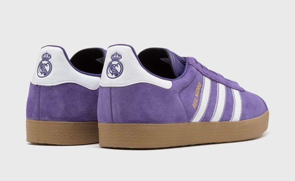 Real Madrid x adidas Gazelle Terrace "Magic Lilac"