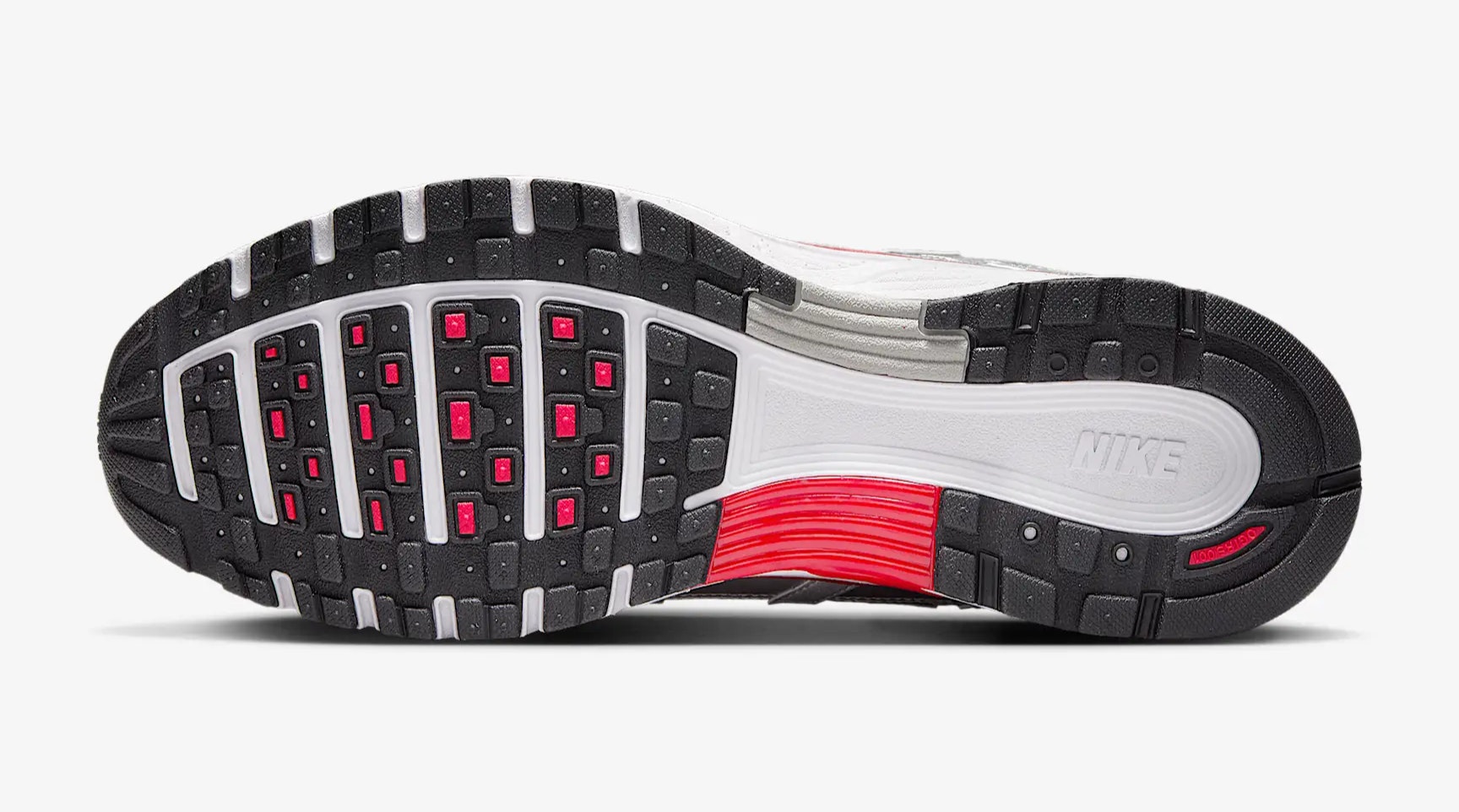 Nike P-6000 "Flat Silver Gym Red"