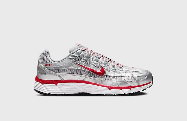 Nike P-6000 "Flat Silver Gym Red"