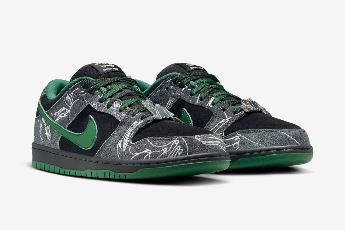 There Skateboards x Nike SB Dunk Low Pro QS "Gorge Green"