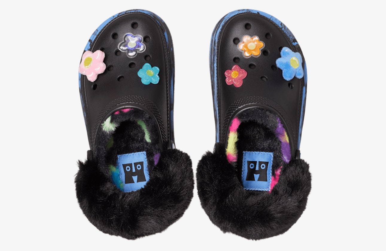 Happy Socks x Crocs Stomp Lined Clog "Black Teal"