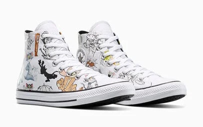 Tom and Jerry x Converse Chuck 70 "White"