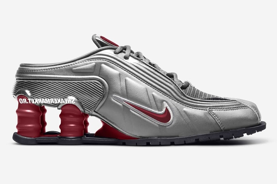 Martine Rose x Nike Shox MR4 "Metallic Platinum"