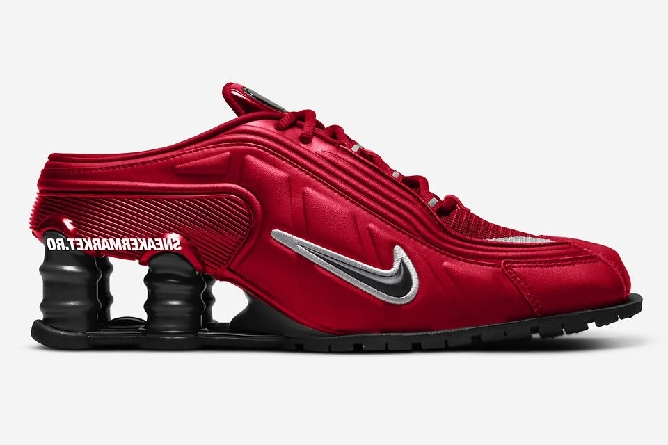 Martine Rose x Nike Shox MR4 "Fire Red"