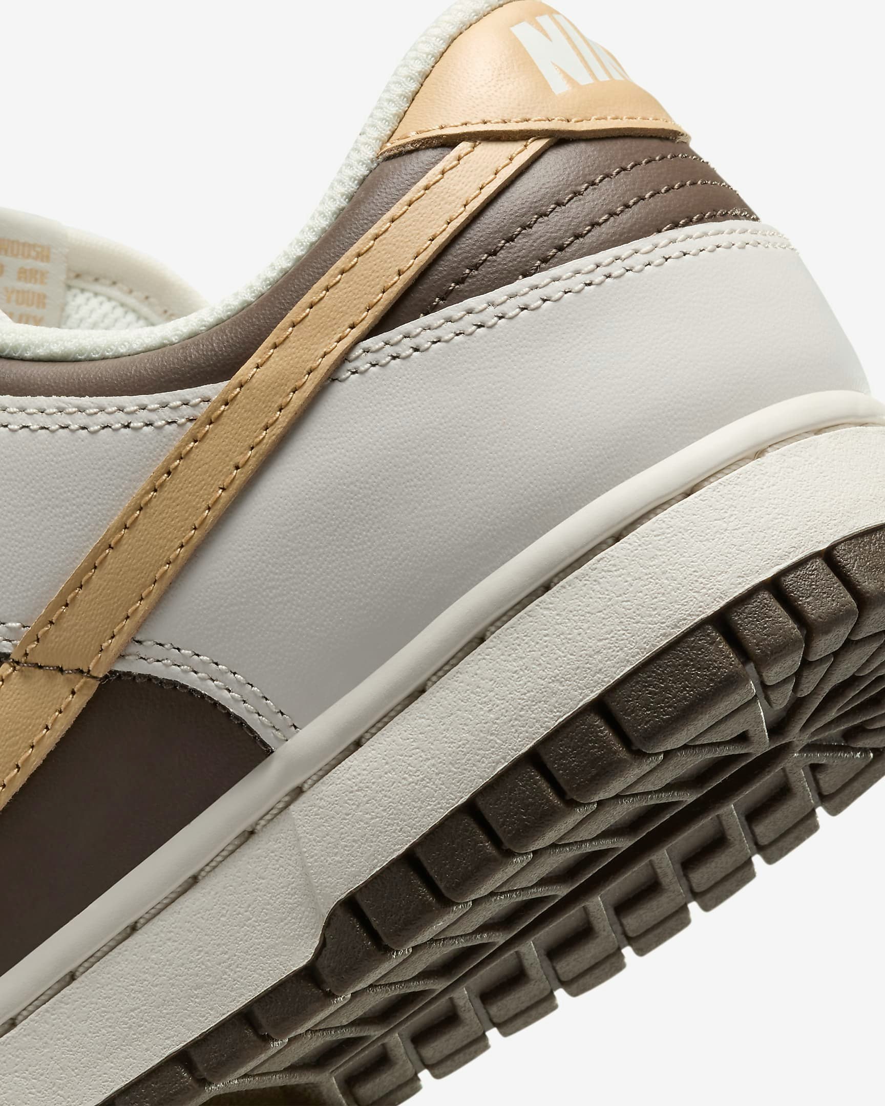 Nike Dunk Low Mini Swoosh "Ironstone"