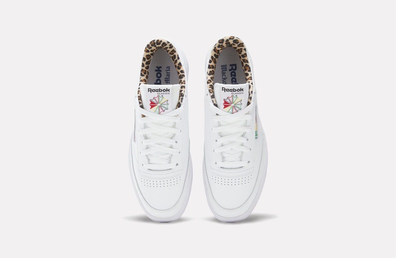 Wacko Maria x Reebok Club C 85 "White Leopard"