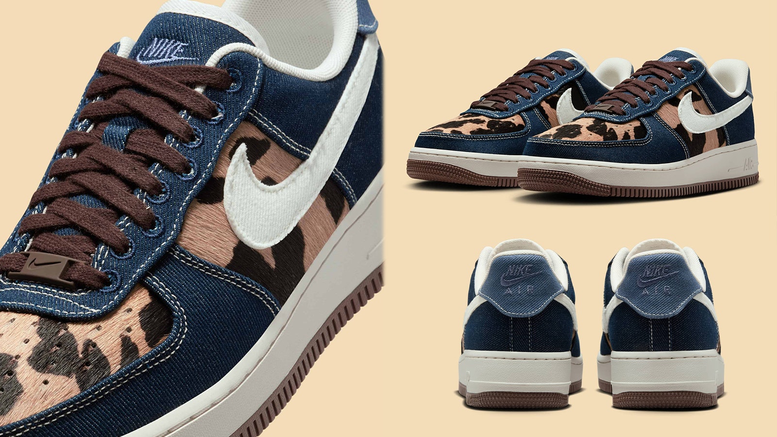 Nike Air Force 1 Low "Cheetah Denim"