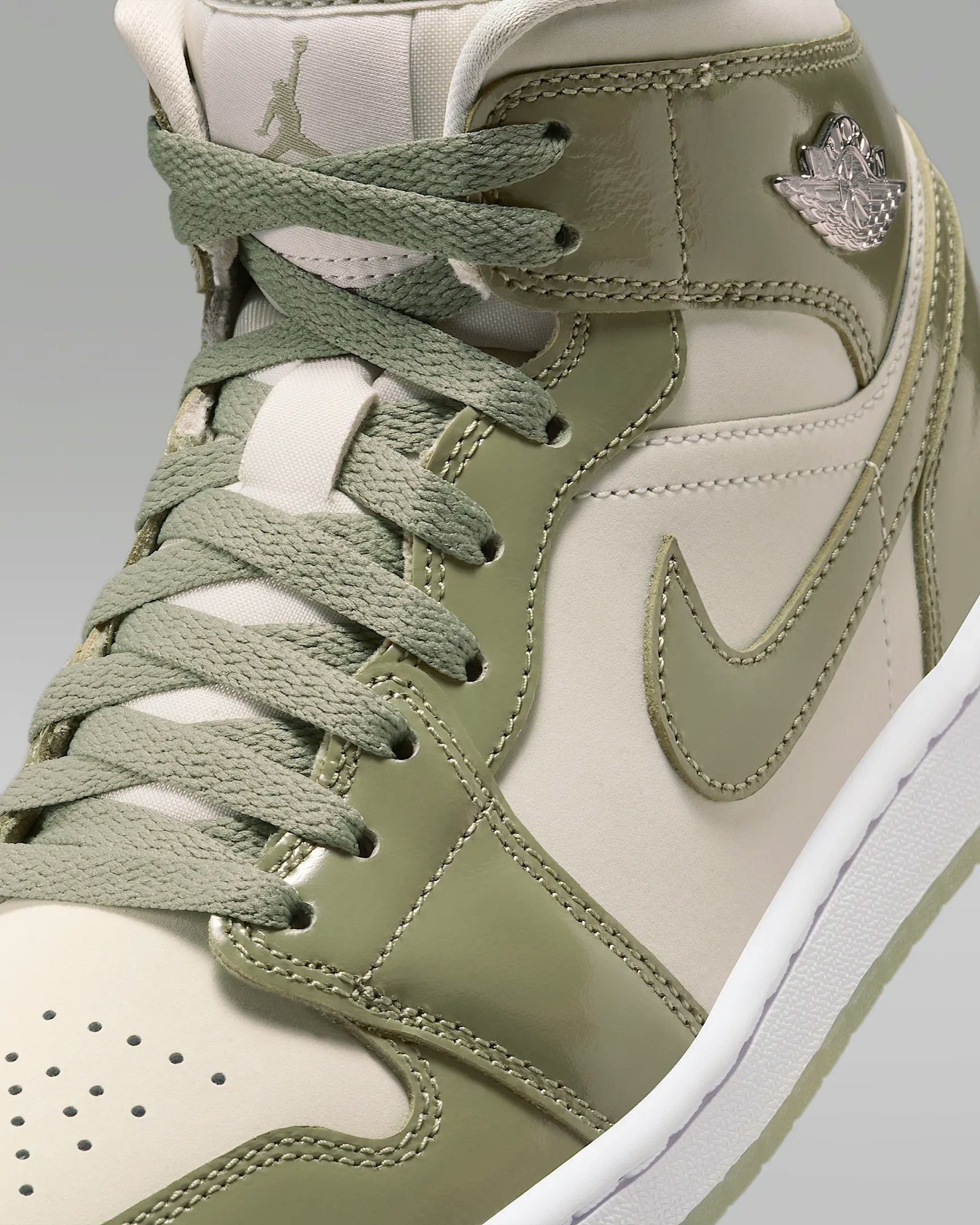 Air Jordan 1 Mid Crater "Oil Green"