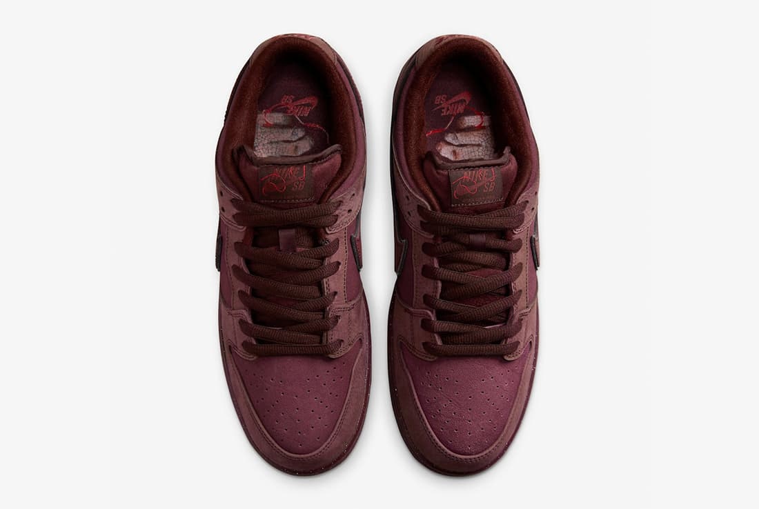 Nike SB Dunk Low "City of Love" (Burgundy Crush)