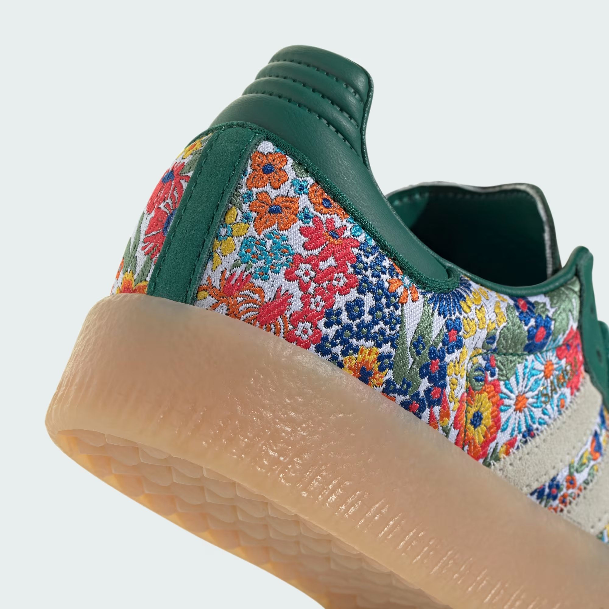 Liberty London x adidas Sambae "Collegiate Green"