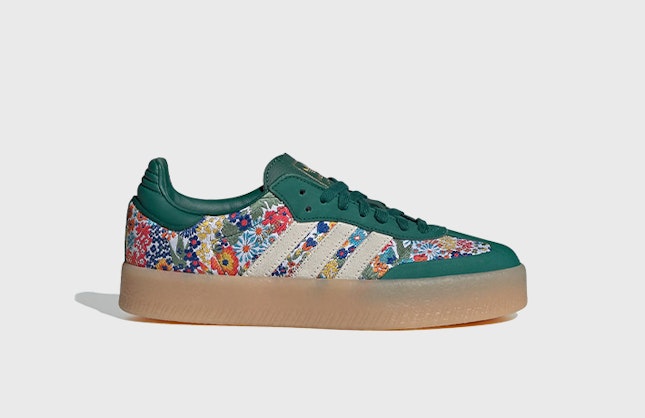 Liberty London x adidas Sambae "Collegiate Green"