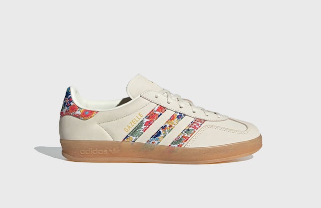 Liberty London x adidas Gazelle Indoor "Off White"