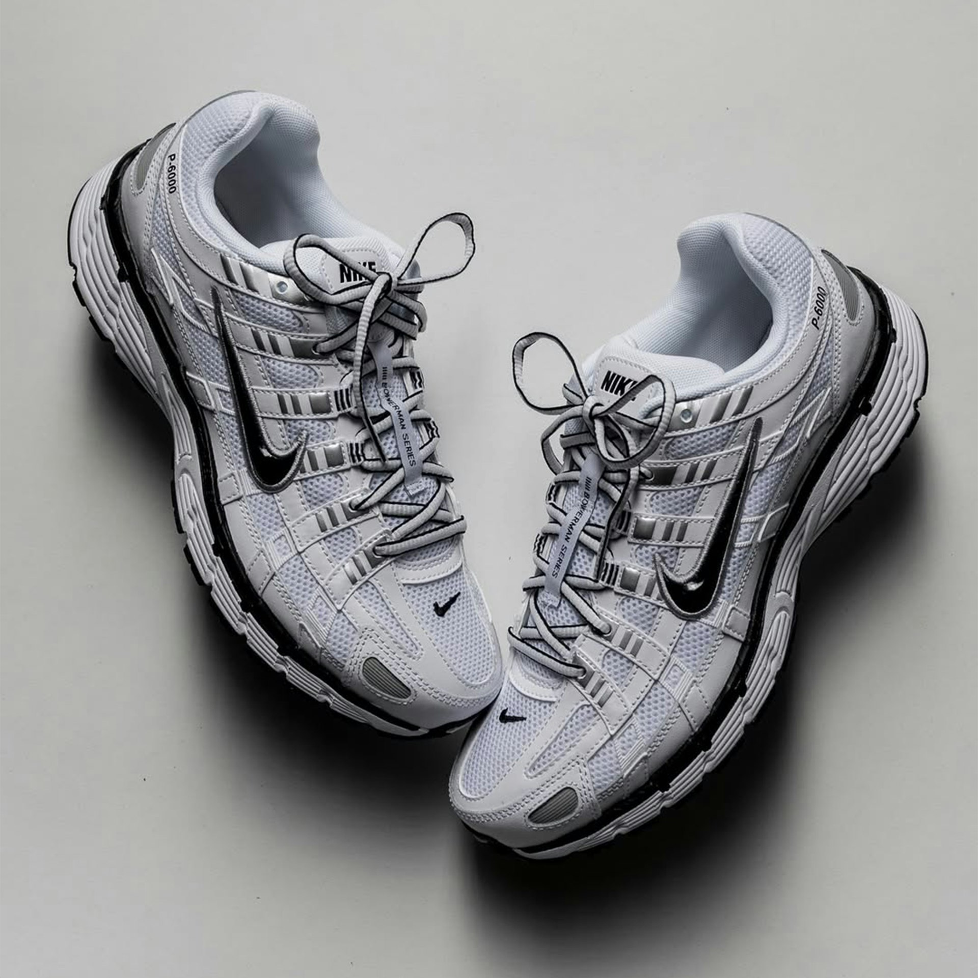 Nike P-6000 "White Metallic Black"