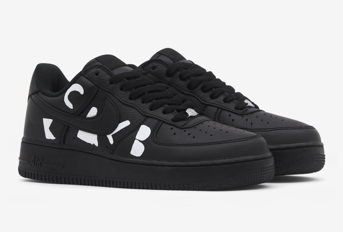 Comme des Garçons x Nike Air Force 1 Low "Black"