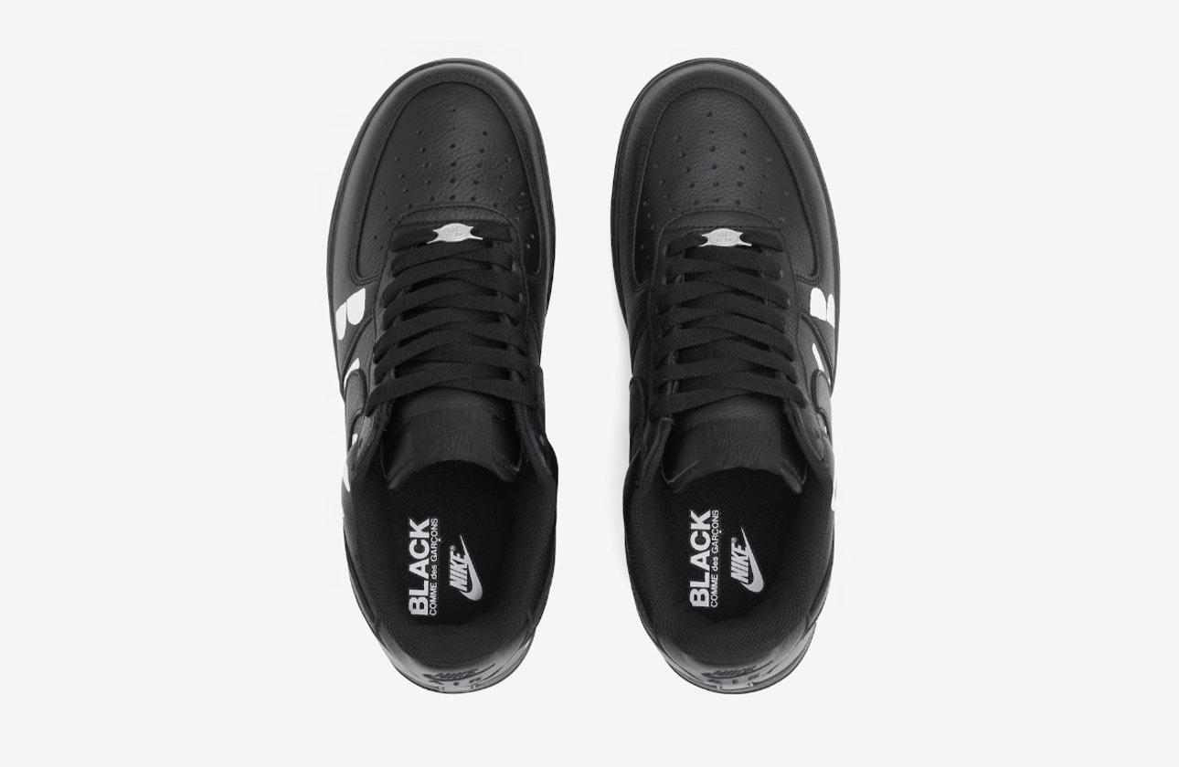Comme des Garçons x Nike Air Force 1 Low "Black"