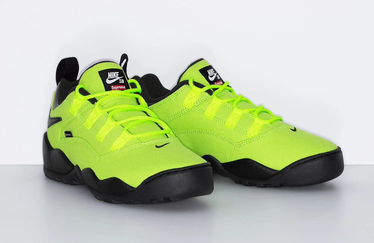 Supreme x Nike SB Darwin Low "Volt"