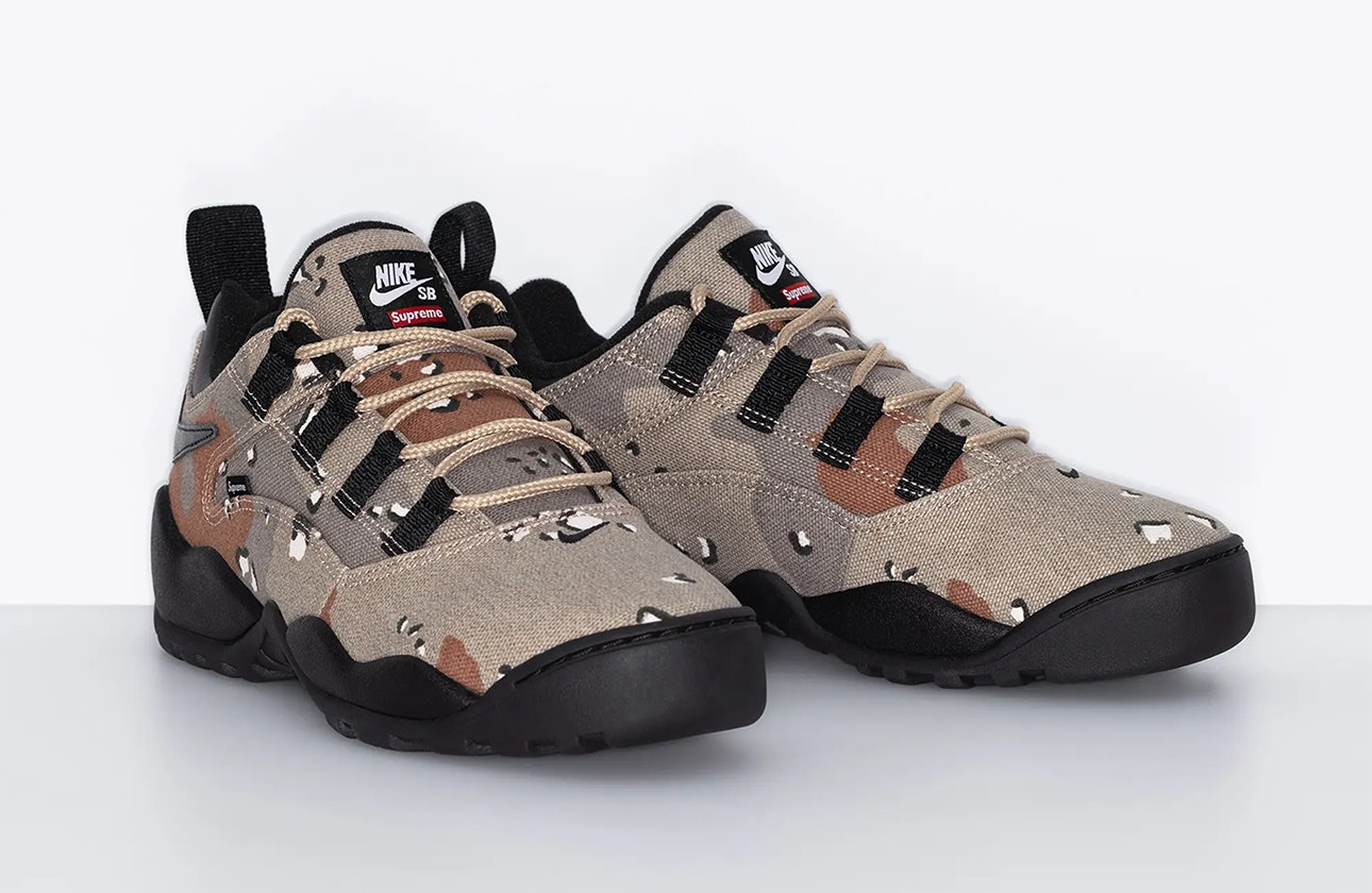 Supreme x Nike SB Darwin Low "Desert Camo"