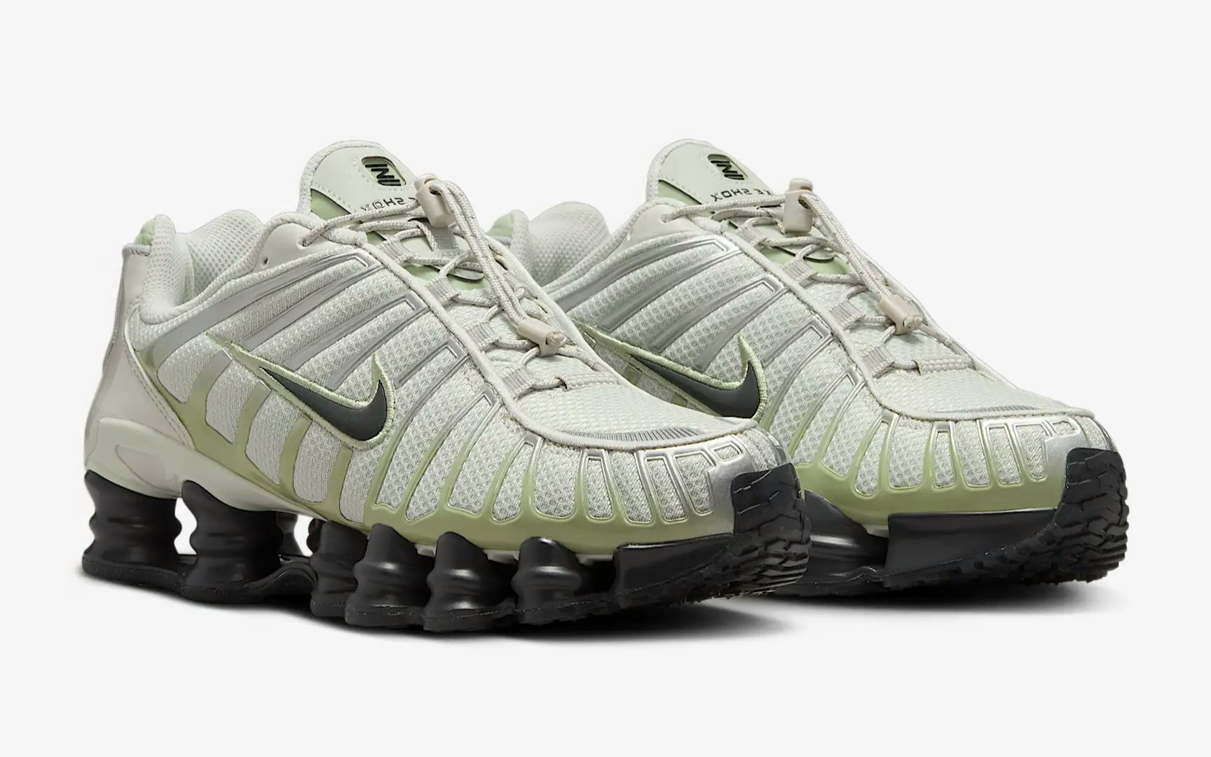 Nike Shox TL "Light Bone Olive Aura"