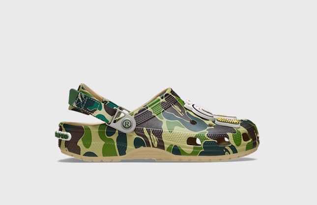 BAPE x Crocs Classic Clog "Camo Chai"
