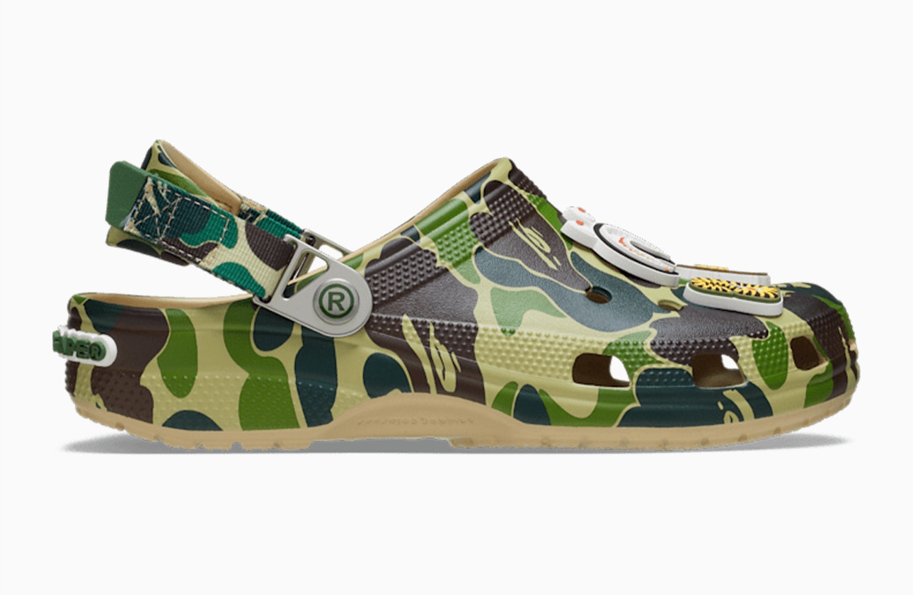 BAPE x Crocs Classic Clog "Camo Chai"