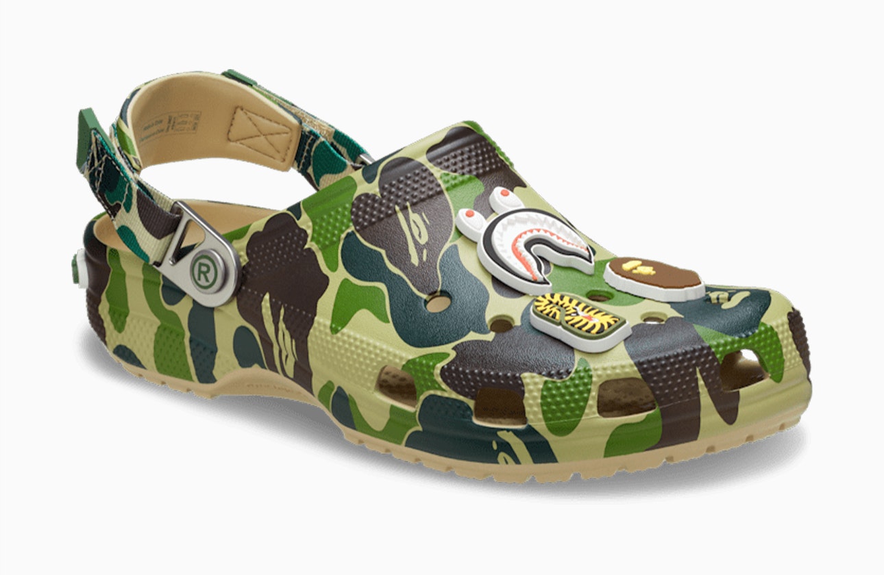 BAPE x Crocs Classic Clog "Camo Chai"
