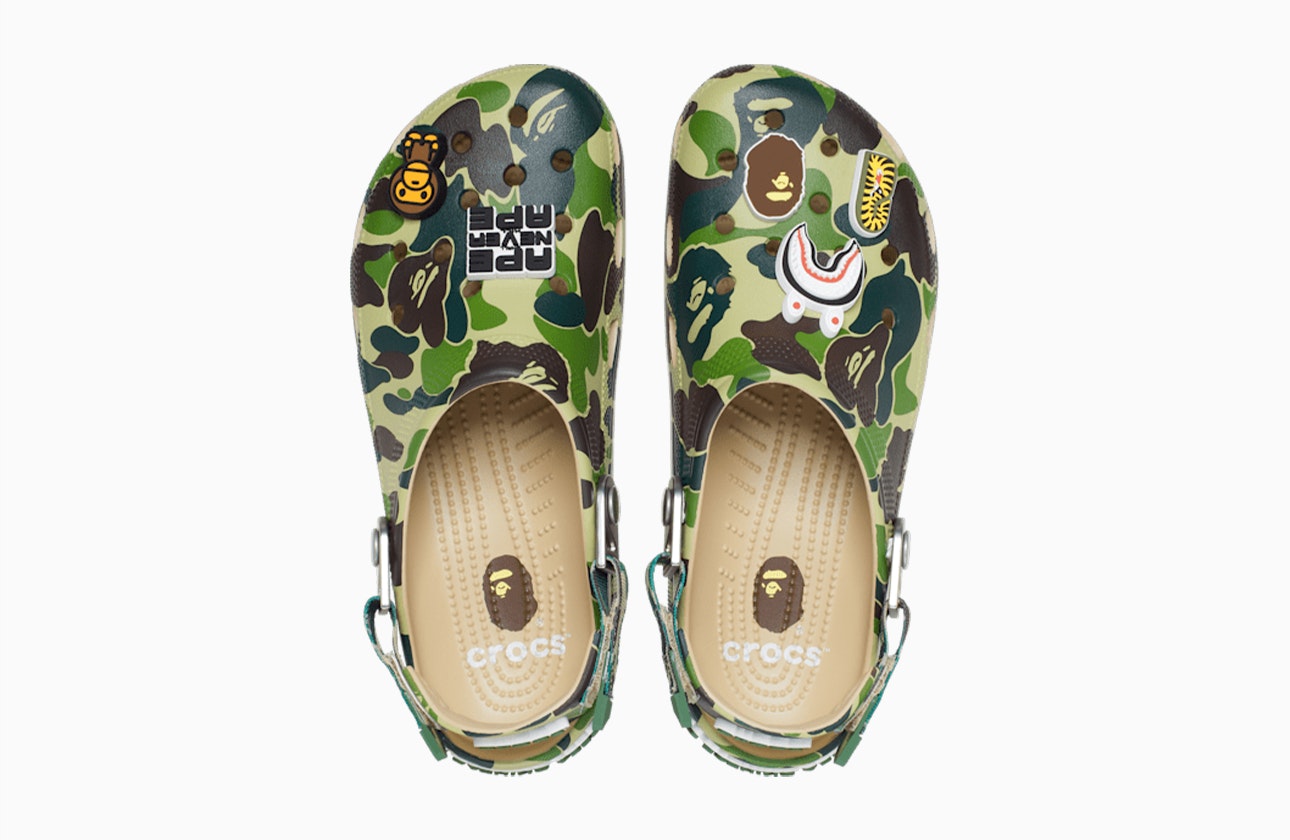 BAPE x Crocs Classic Clog "Camo Chai"