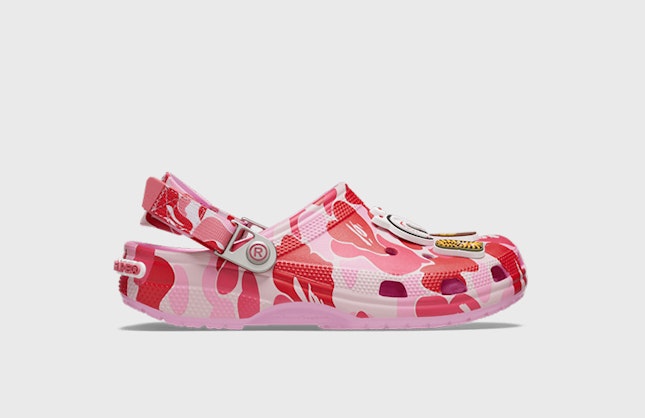BAPE x Crocs Classic Clog "Camo Carnation"