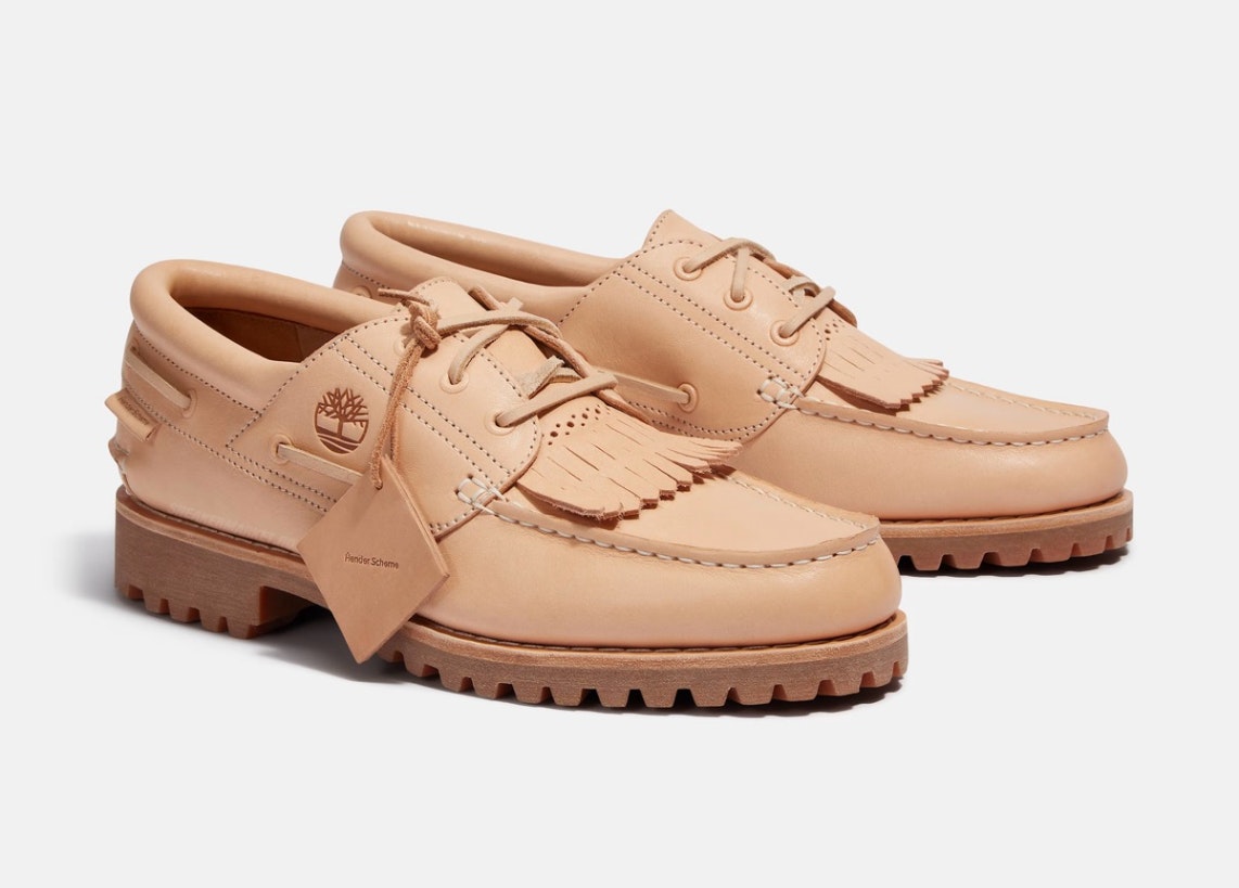 Hender Scheme x Timberland Authentic 3Eye Boat Shoes "Medium Brown"